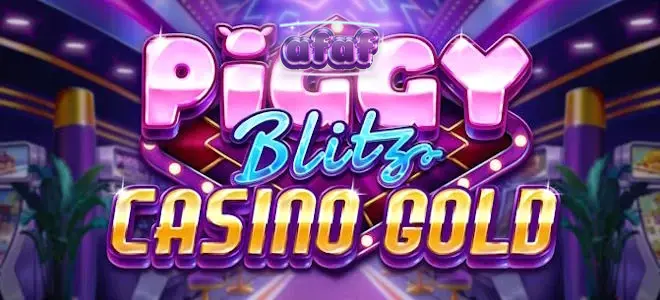 Tampilan visual slot Piggy Blitz Casino Gold dengan nuansa mewah